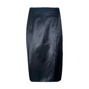 Tom Ford for Gucci 90's Black Satin Skirt, NWT