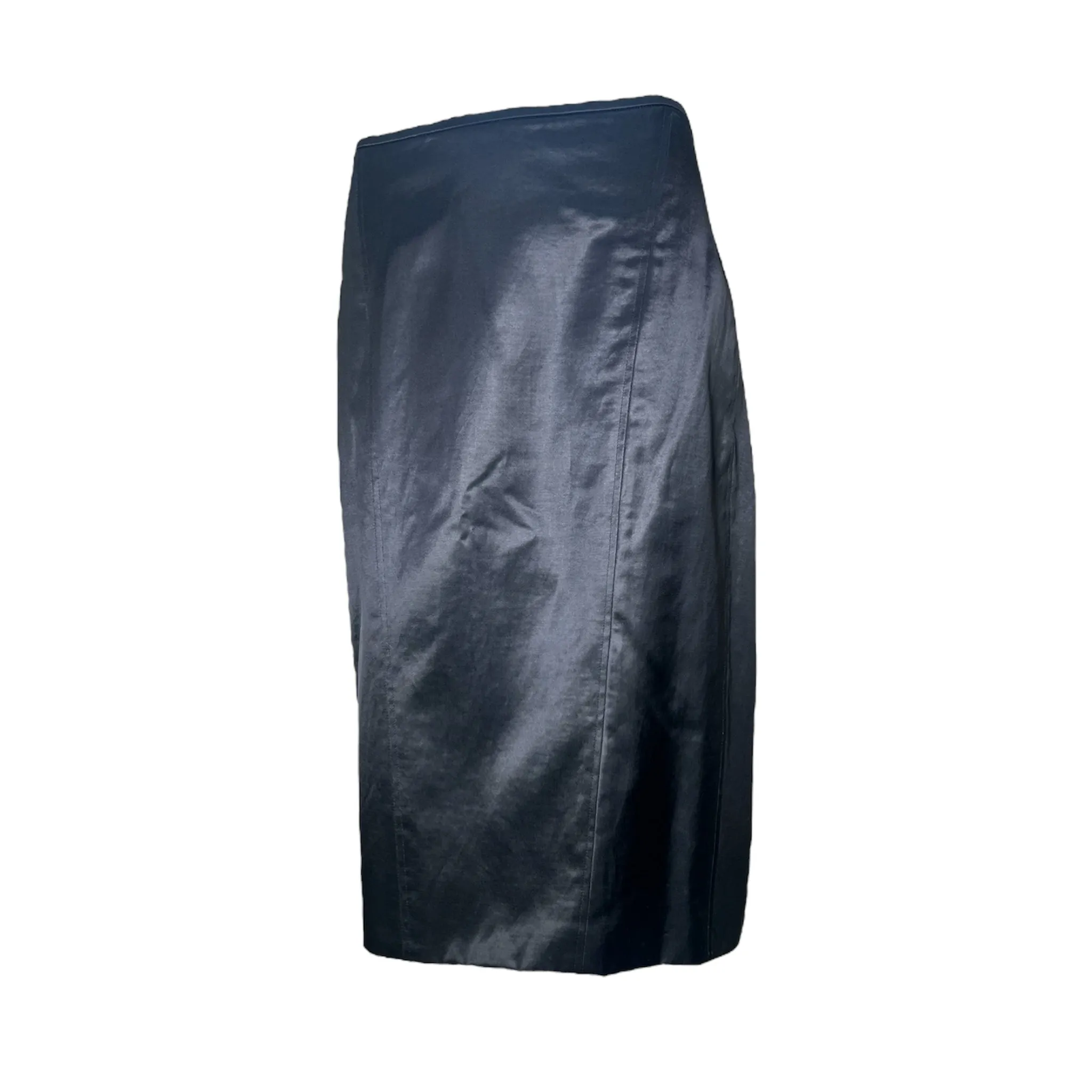 Tom Ford for Gucci 90's Black Satin Skirt, NWT