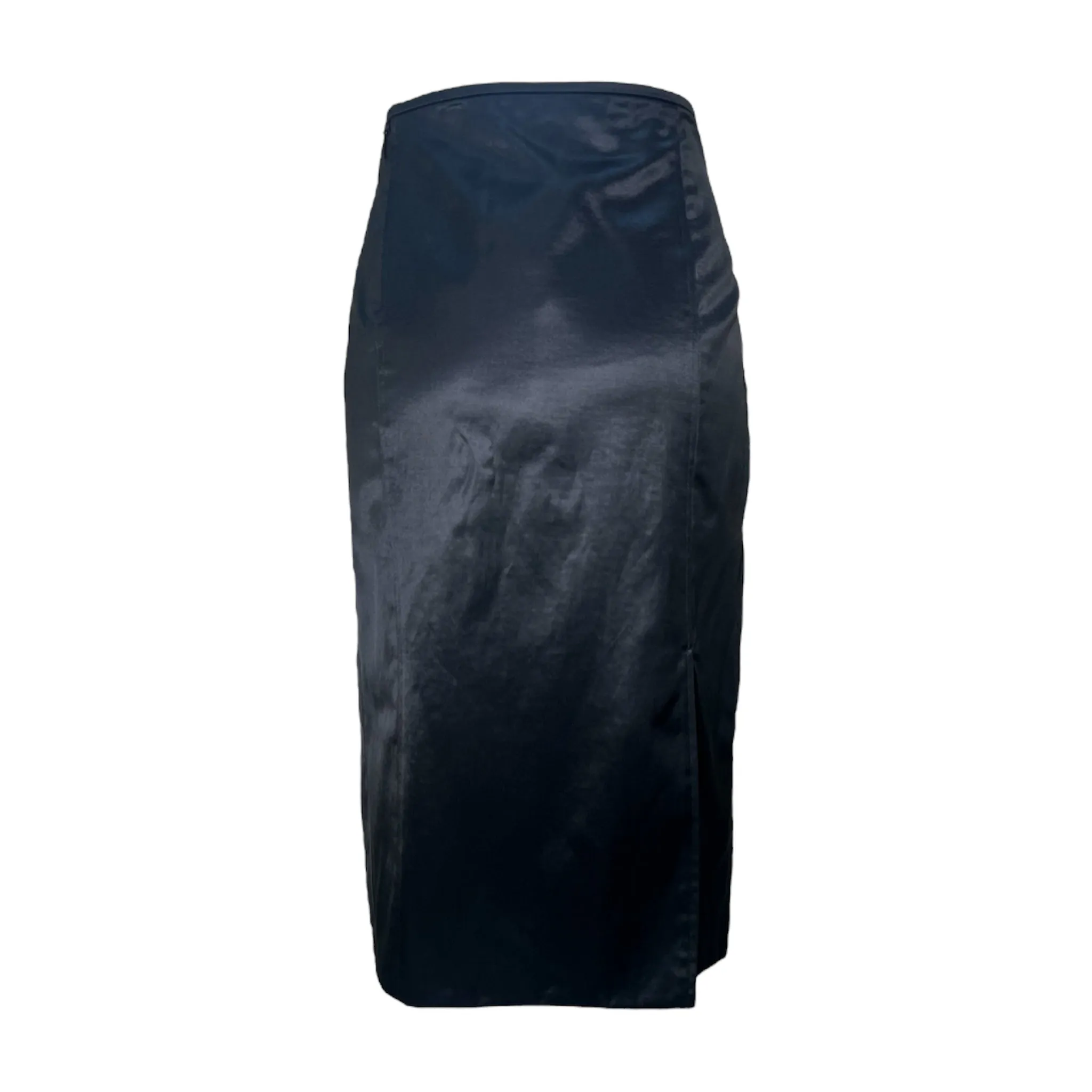 Tom Ford for Gucci 90's Black Satin Skirt, NWT