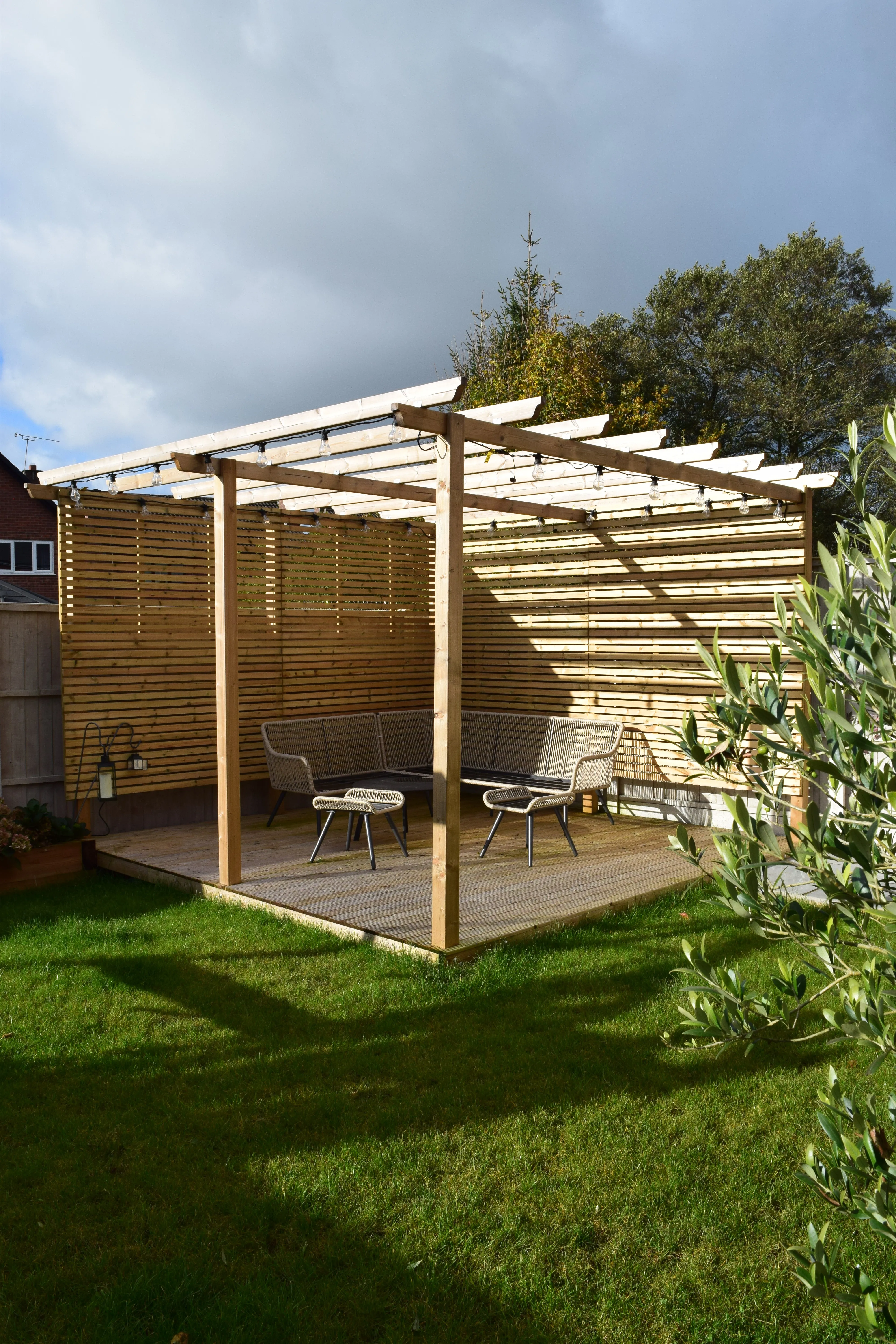 Treated PSE Slatted Panel