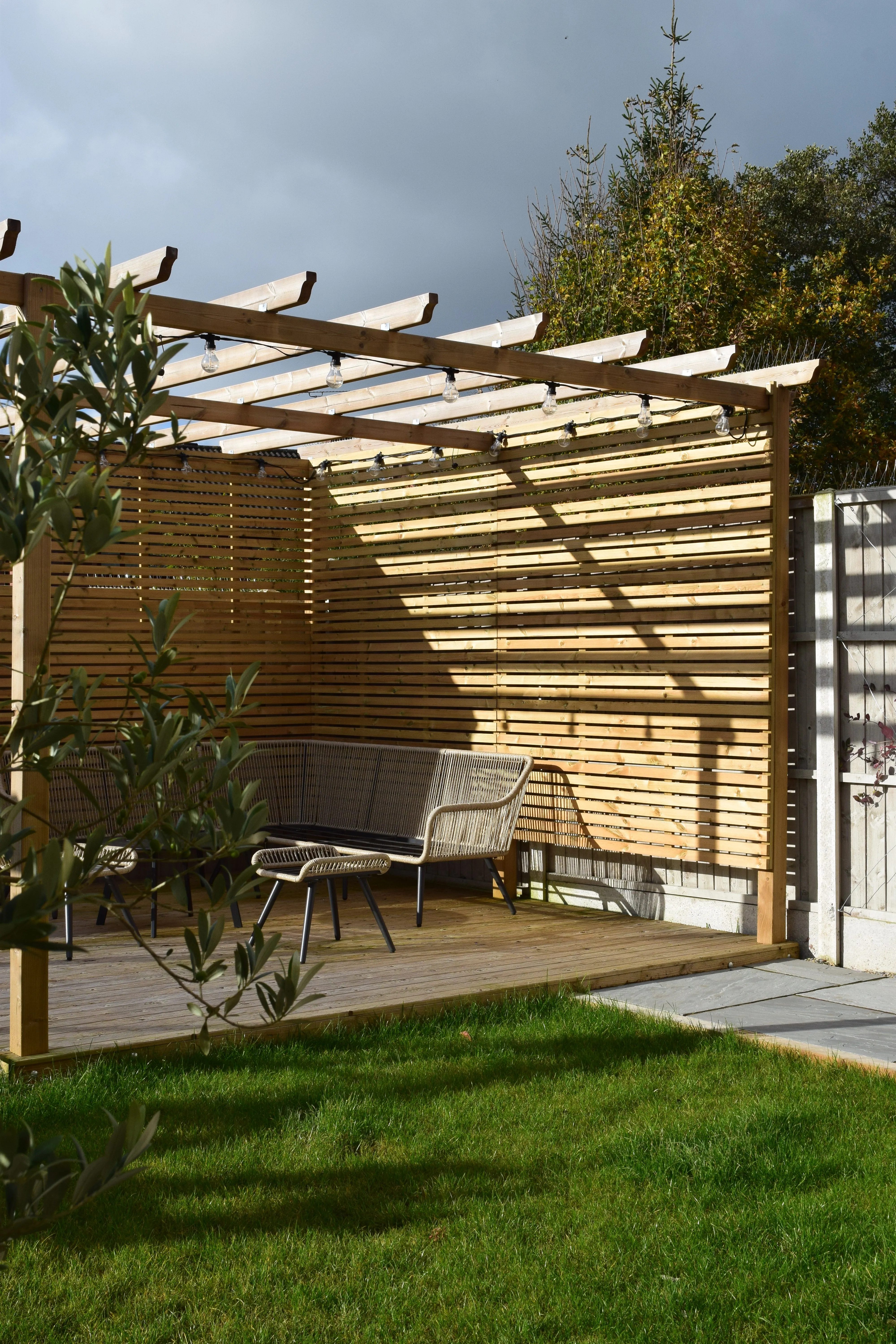 Treated PSE Slatted Panel