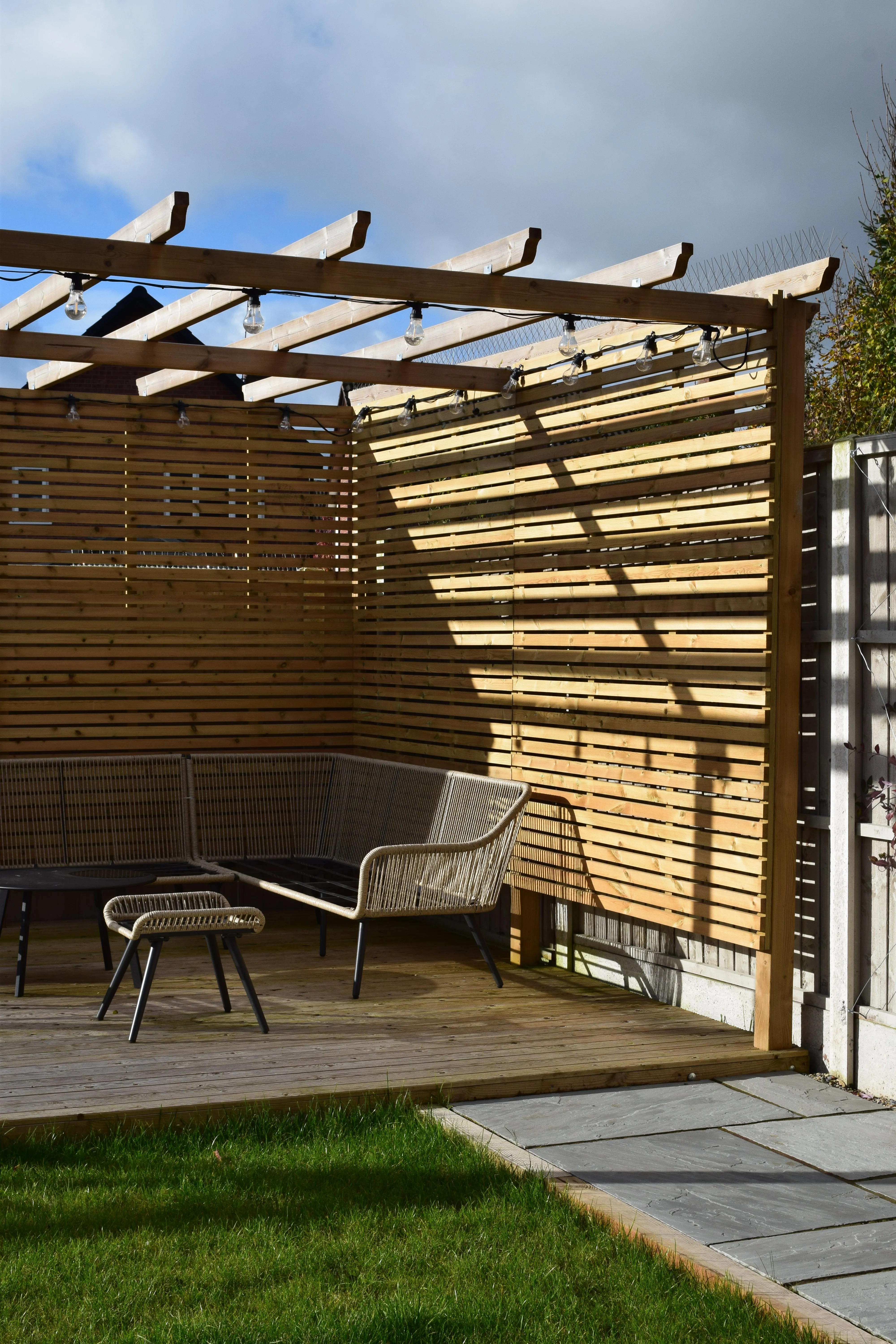Treated PSE Slatted Panel