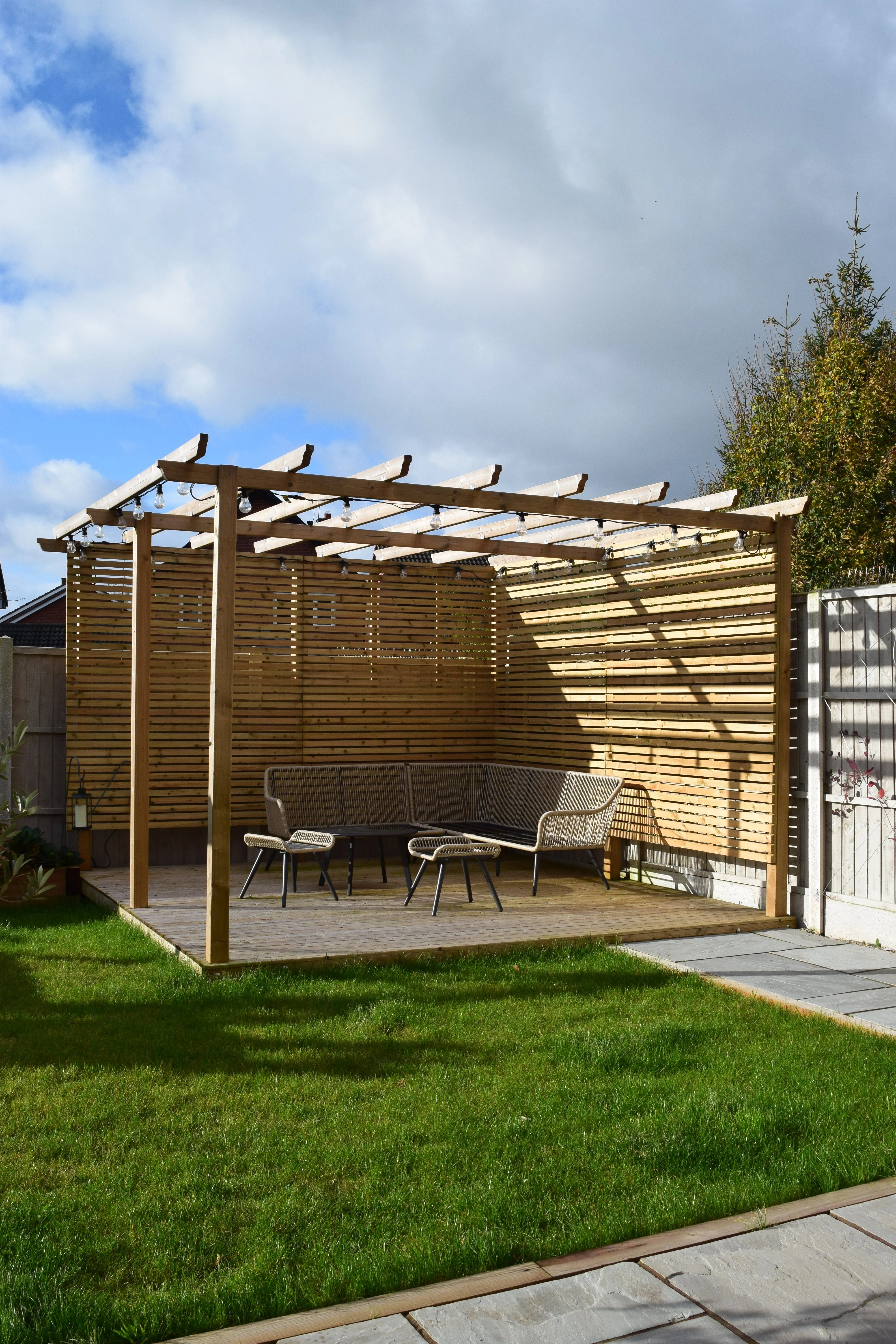 Treated PSE Slatted Panel