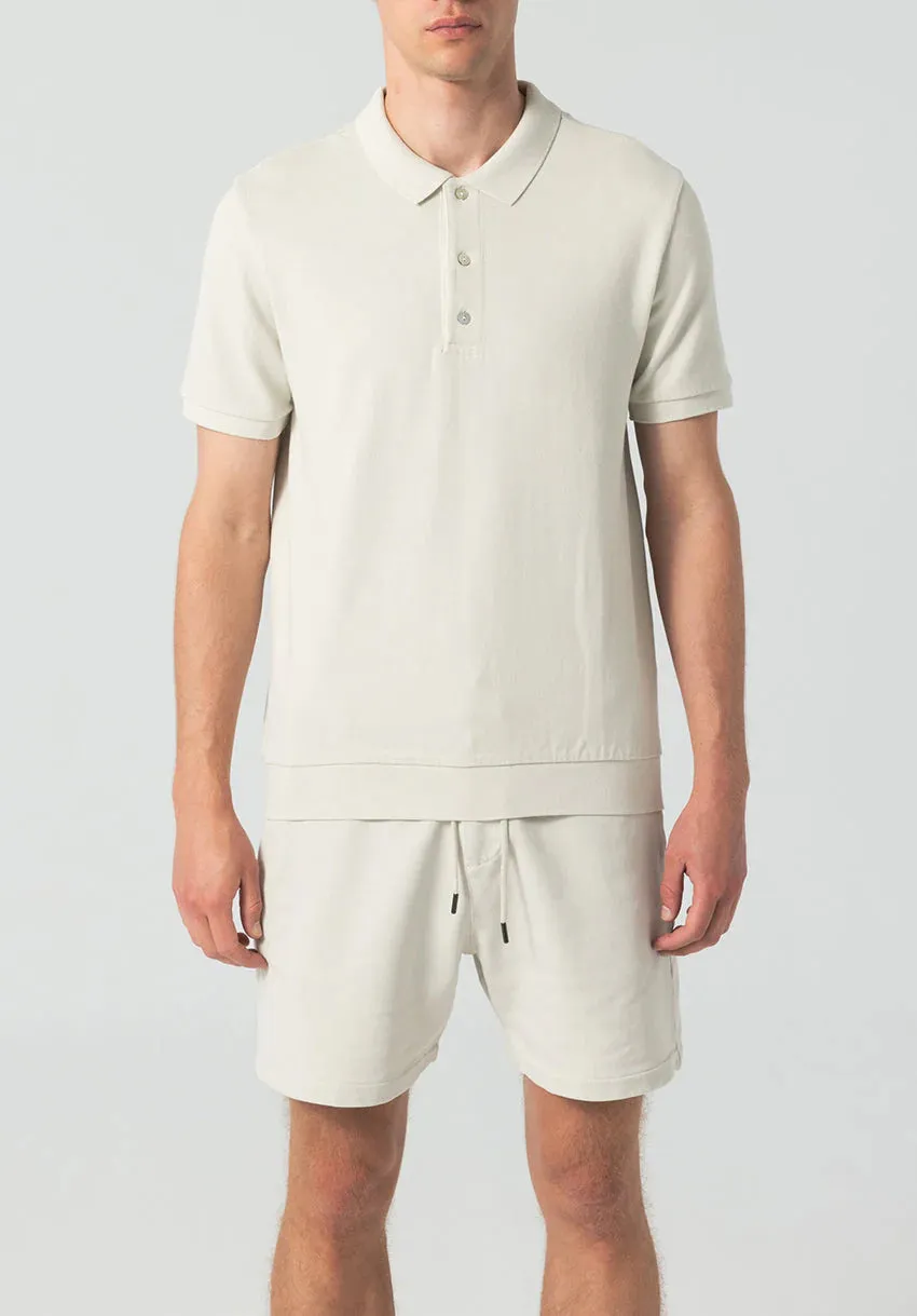 Unfeigned Short Sleeve Polo - Bone White