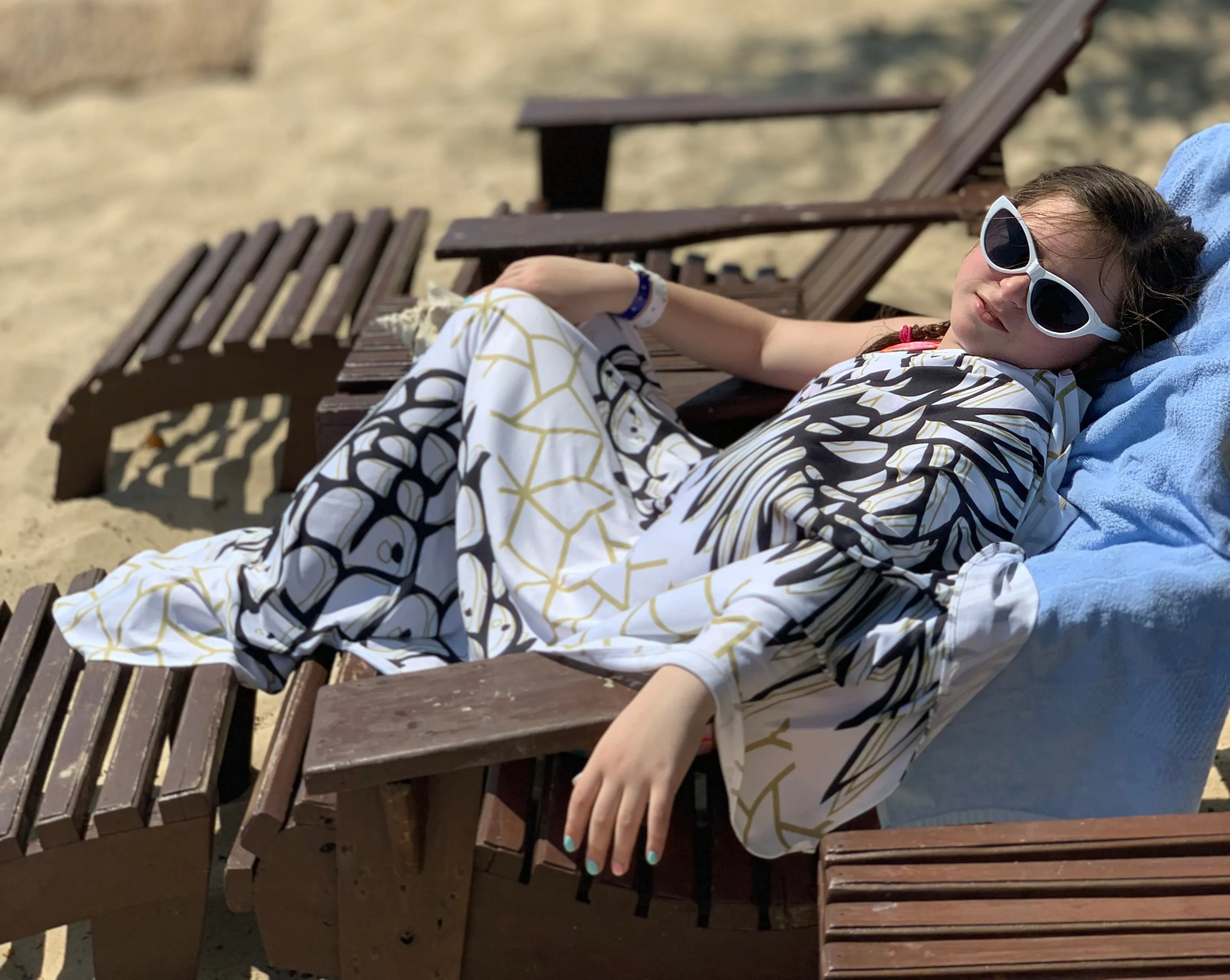 UPF 50 Beach Towel/Wrap - Warm Welcome