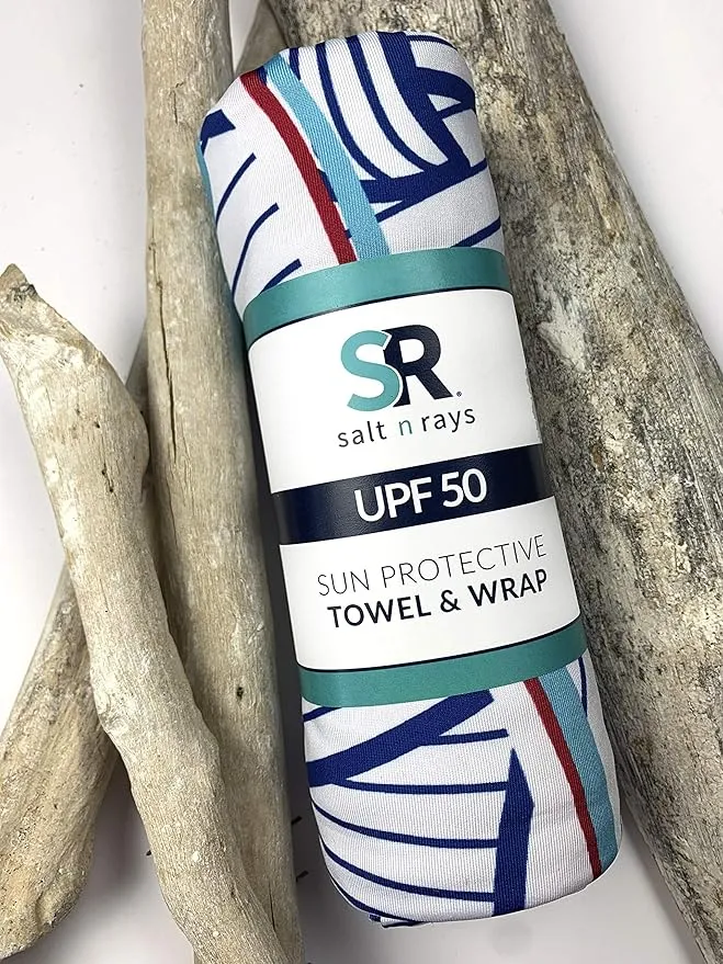 UPF 50 Sol Wrap Towel Sun Protection (Surf's Up)