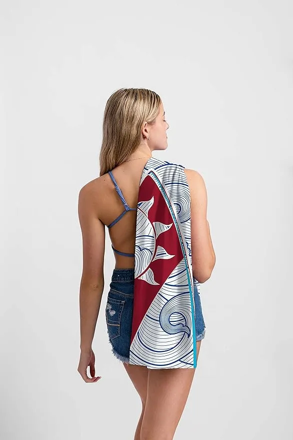 UPF 50 Sol Wrap Towel Sun Protection (Surf's Up)