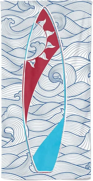 UPF 50 Sol Wrap Towel Sun Protection (Surf's Up)