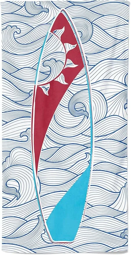 UPF 50 Sol Wrap Towel Sun Protection (Surf's Up)