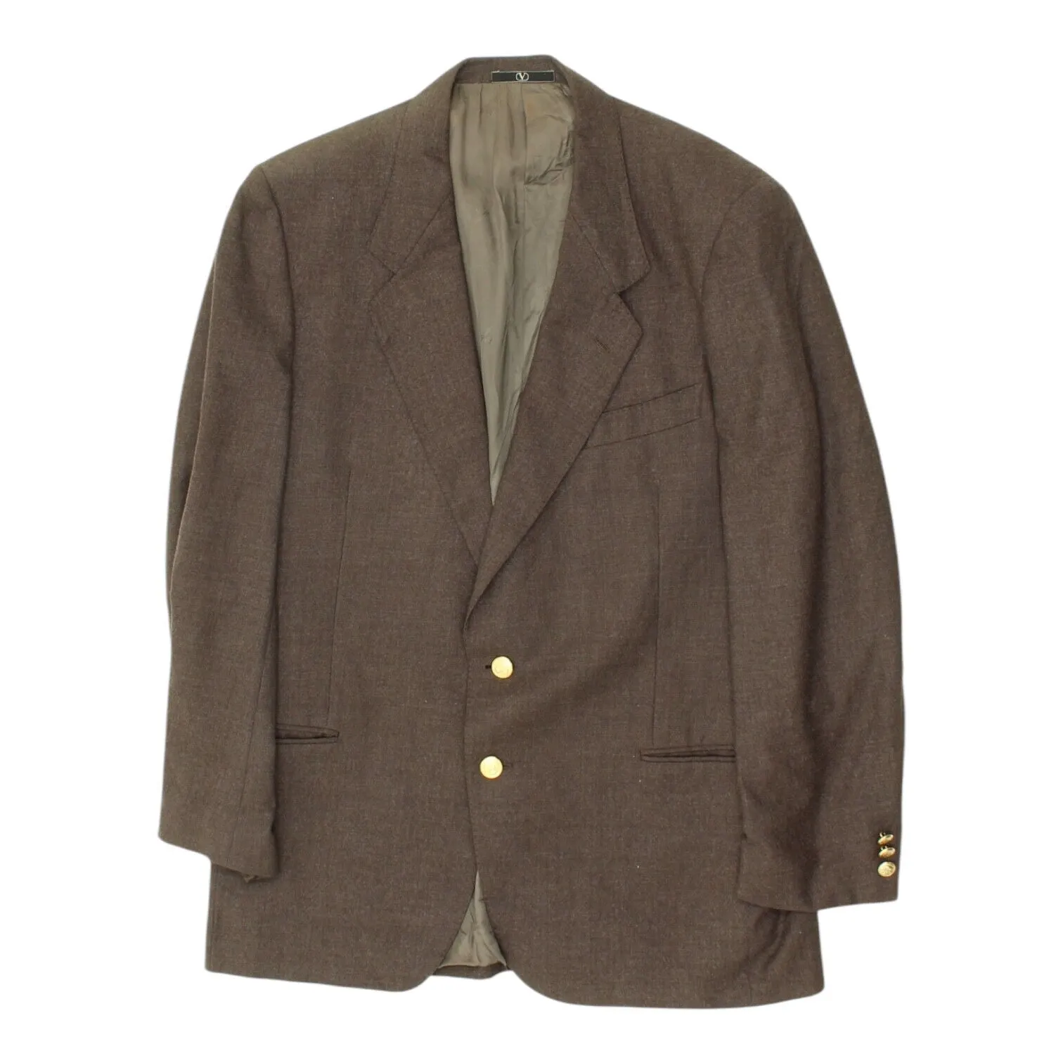Valentino Mens Brown Blazer Jacket | Vintage High End Luxury Designer Suit VTG