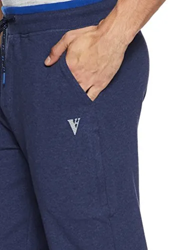 Van Heusen Athleisure Men's Cotton Track Pants (8907670037652_50045_Navy_XL)