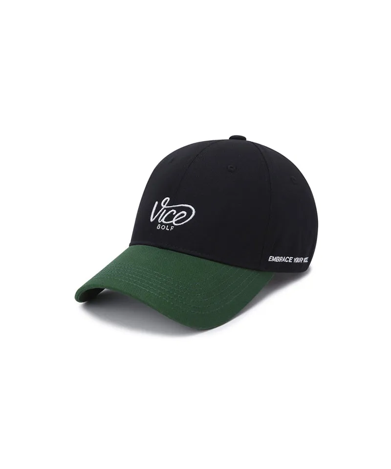 Vice Golf Atelier Florida Color Block Ball Cap - Black