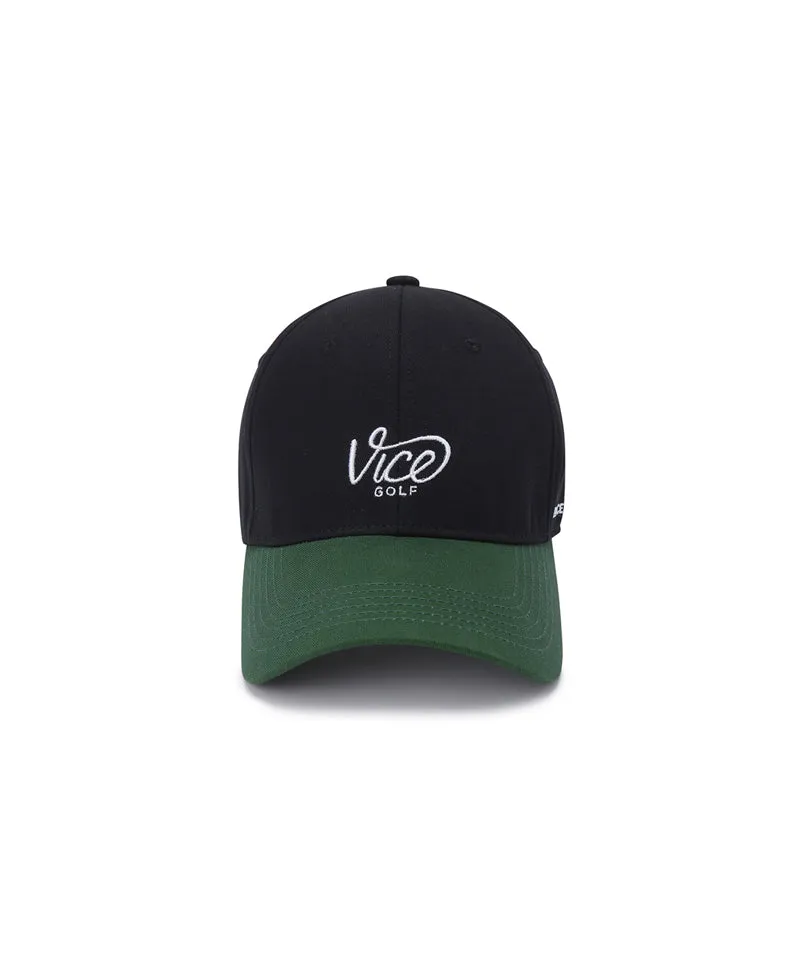 Vice Golf Atelier Florida Color Block Ball Cap - Black