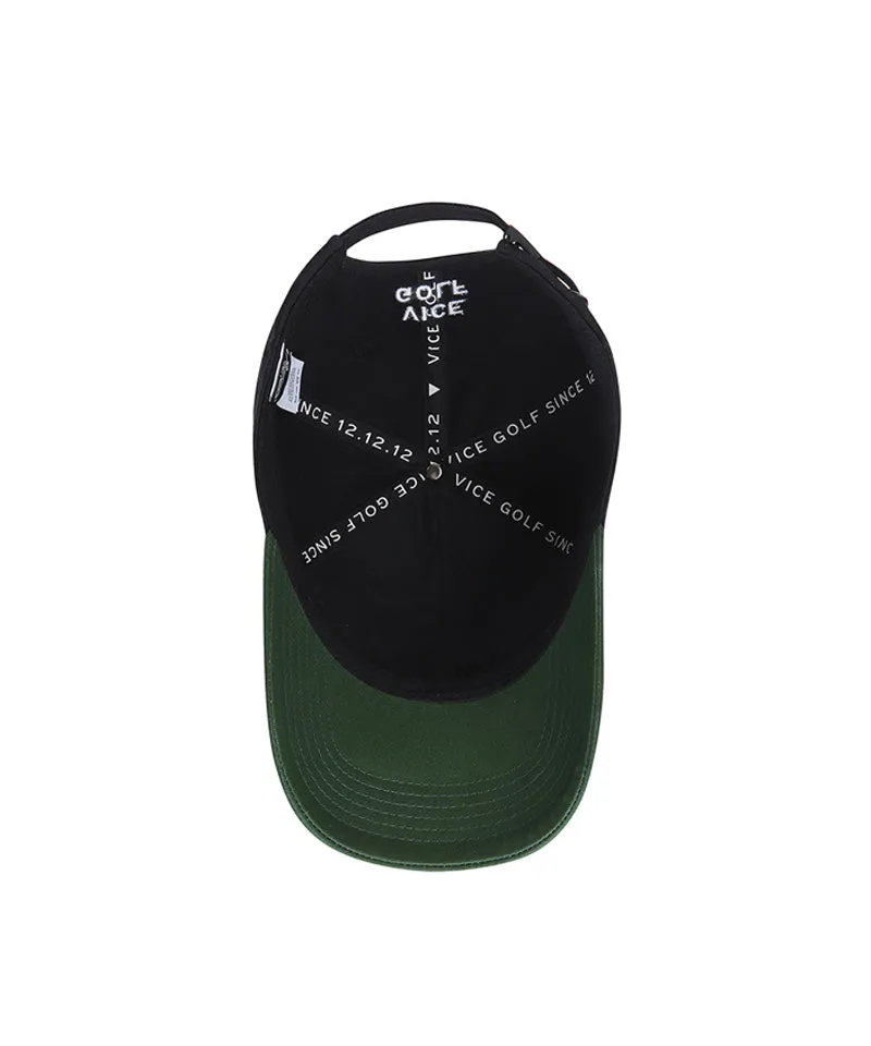 Vice Golf Atelier Florida Color Block Ball Cap - Black