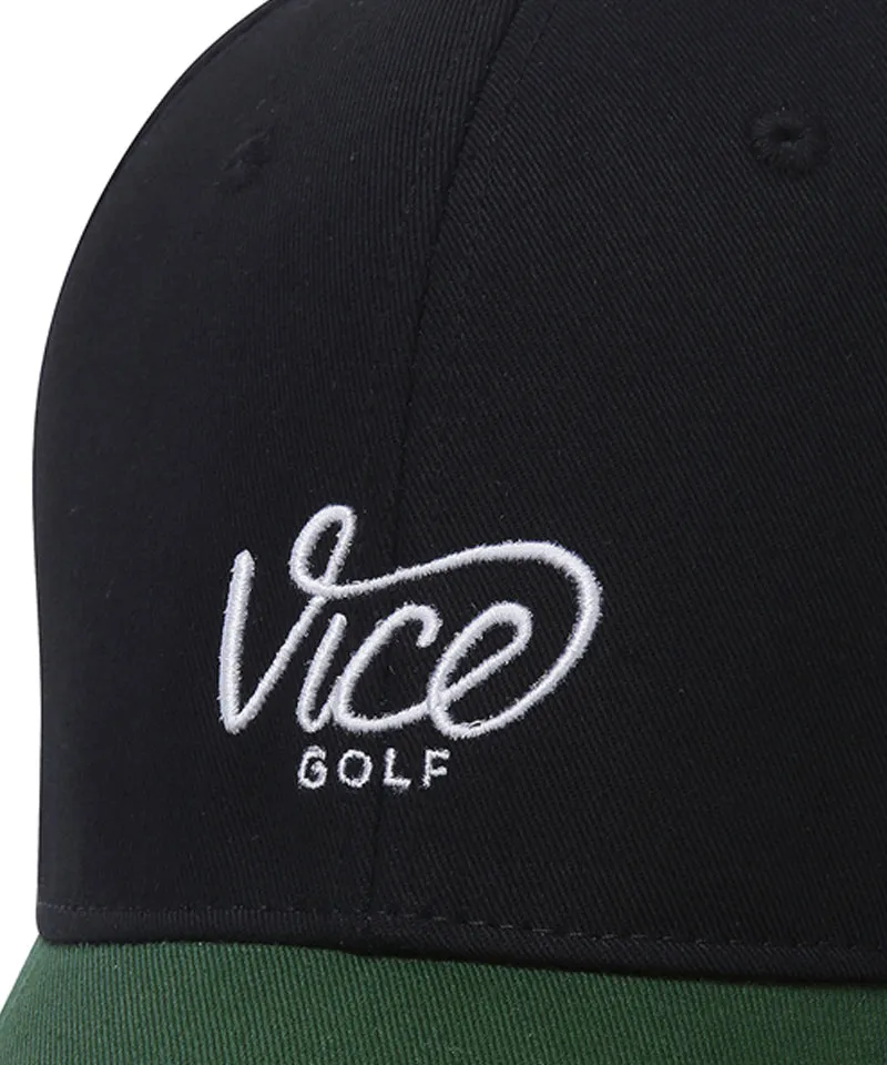 Vice Golf Atelier Florida Color Block Ball Cap - Black