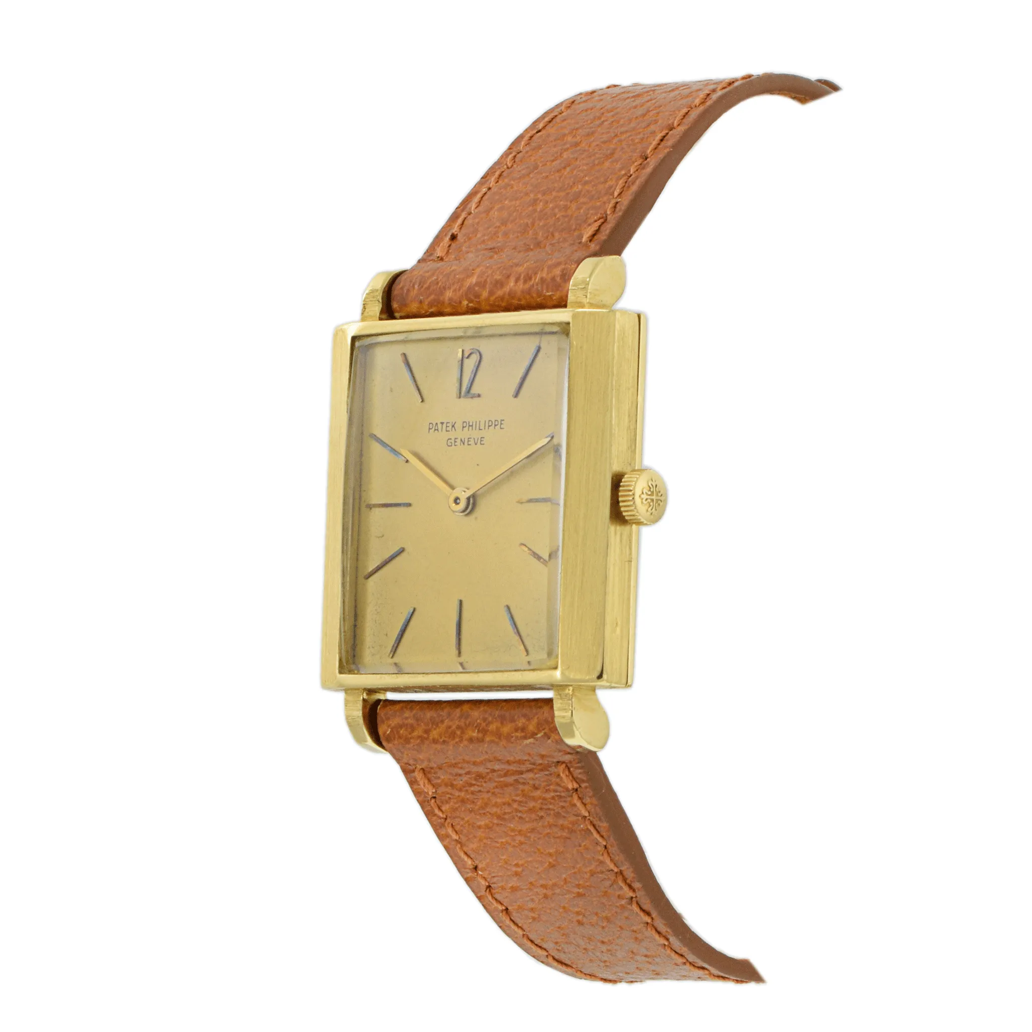 Vintage 1960s Patek Philippe Genève 3405 Square Watch