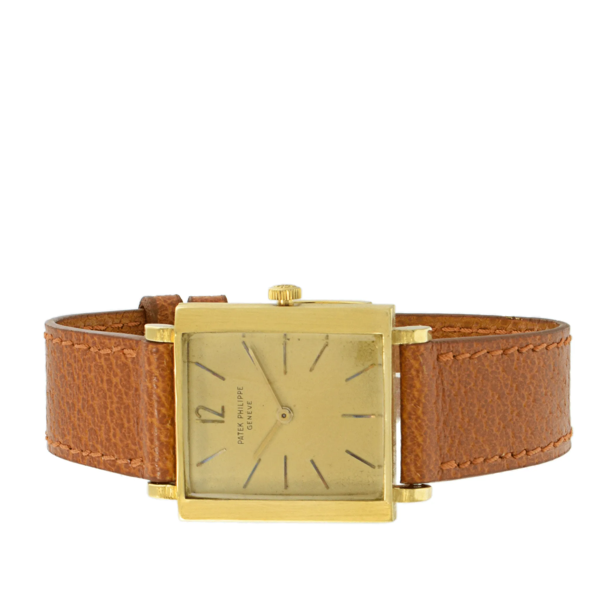 Vintage 1960s Patek Philippe Genève 3405 Square Watch