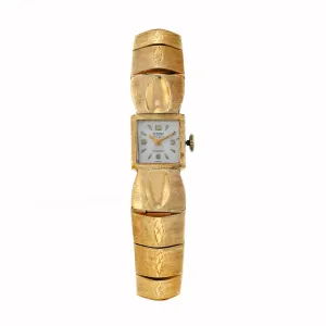 Vintage 1970's Tilbury 14KT Yellow Gold Ladies Watch