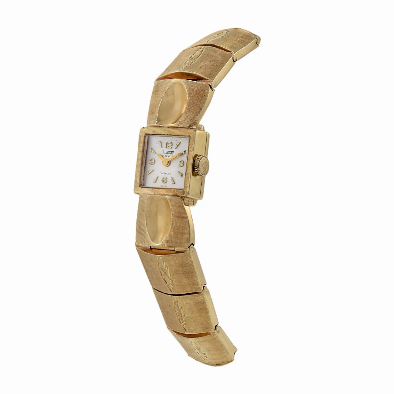 Vintage 1970's Tilbury 14KT Yellow Gold Ladies Watch