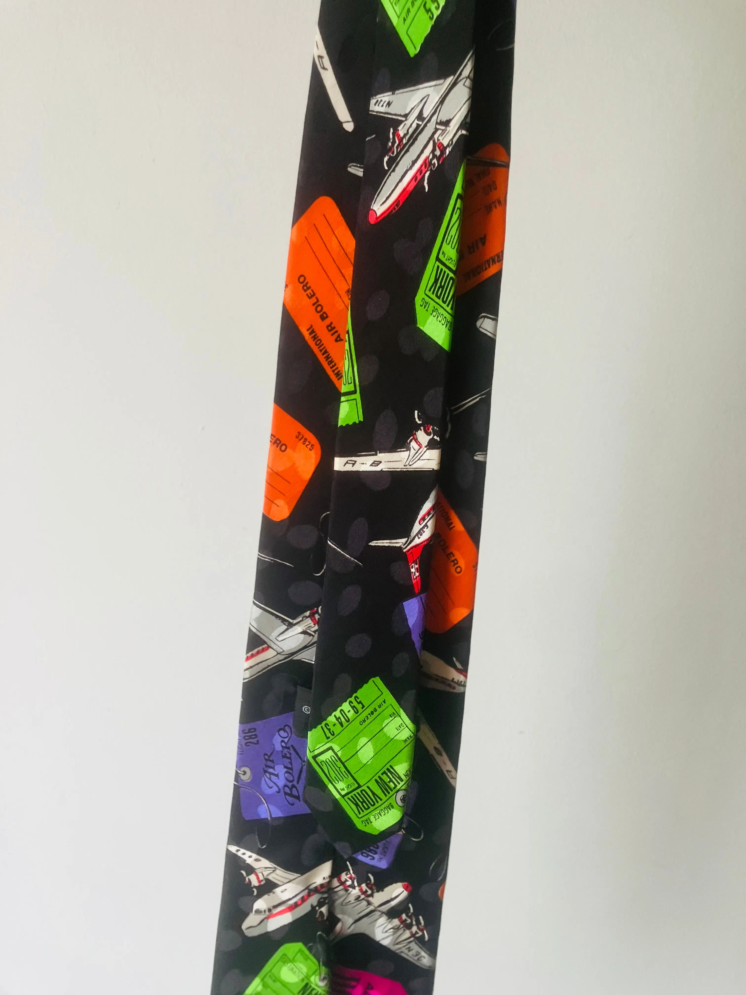 Vintage Addiction by Bolero Silk Airplane Tie