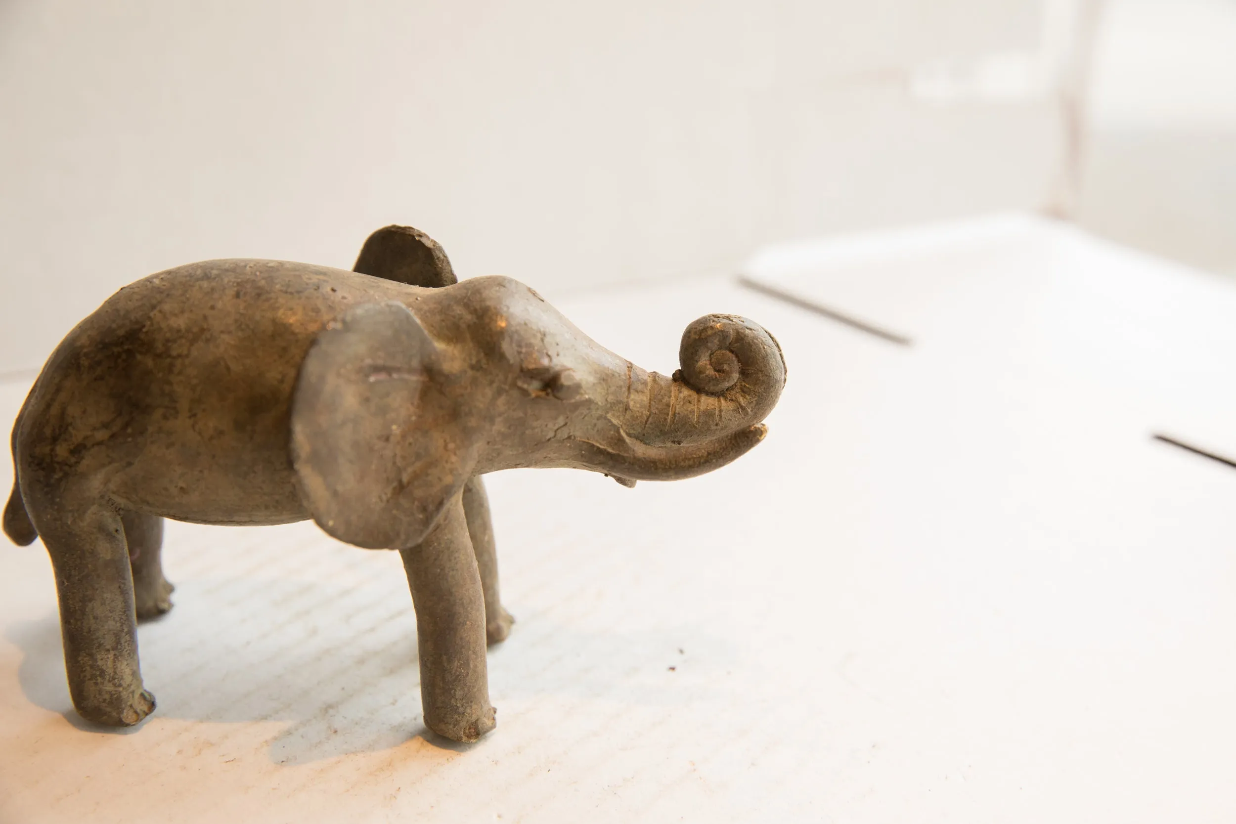 Vintage African Elephant Sculpture