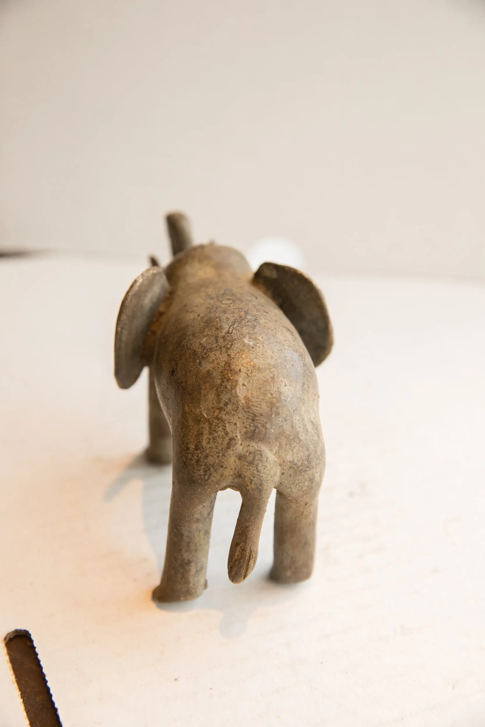 Vintage African Elephant Sculpture