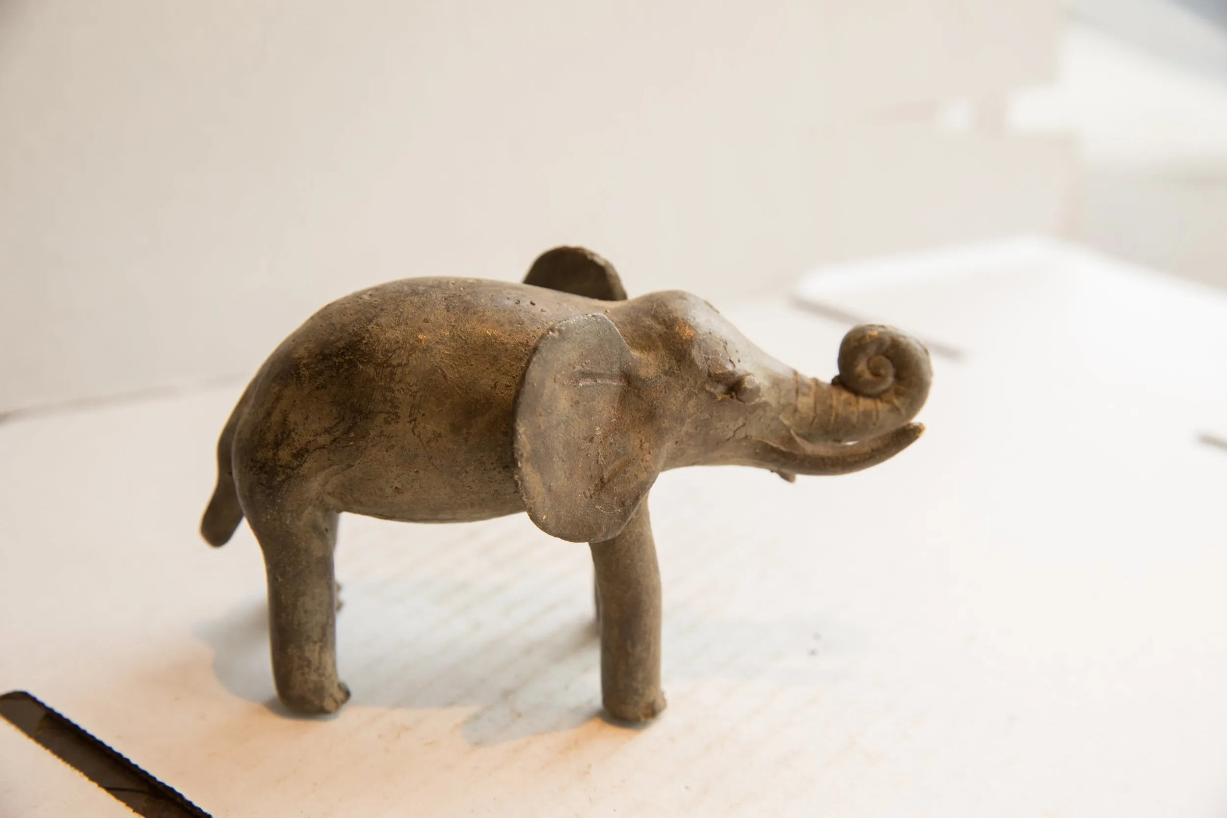 Vintage African Elephant Sculpture