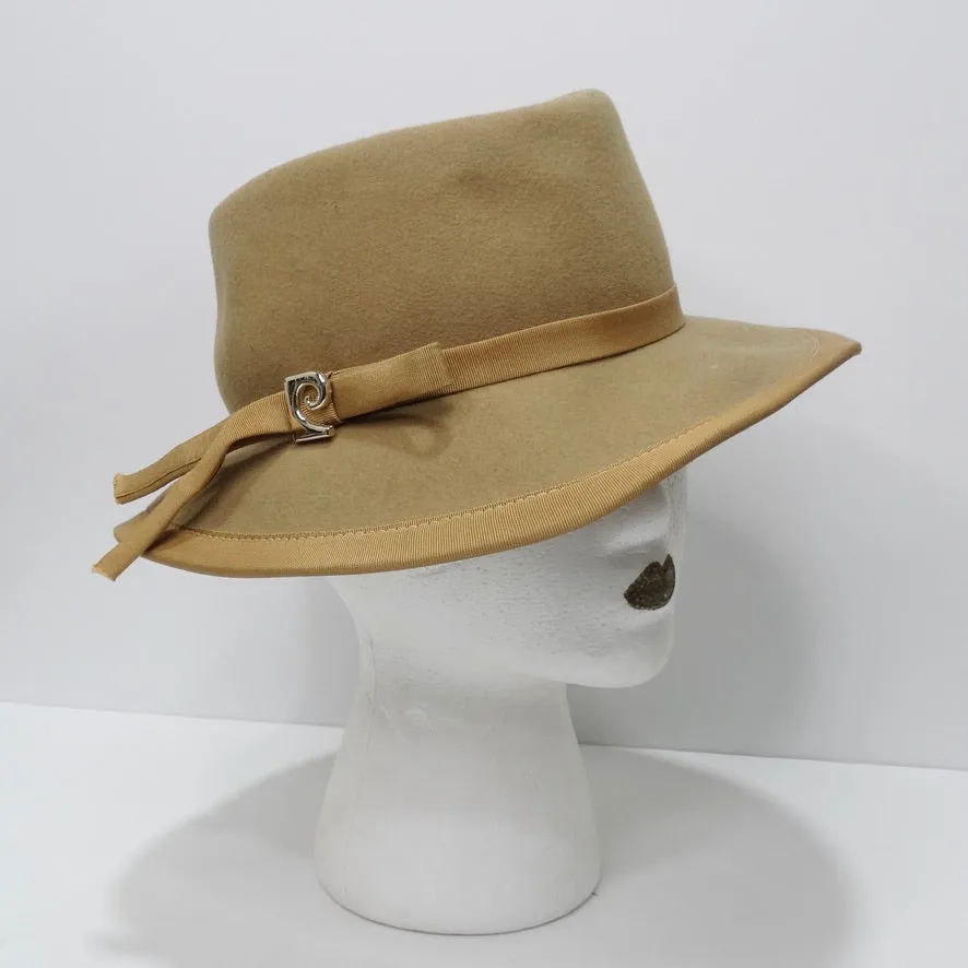 Vintage Beige Pierre Cardin Hardin Hat