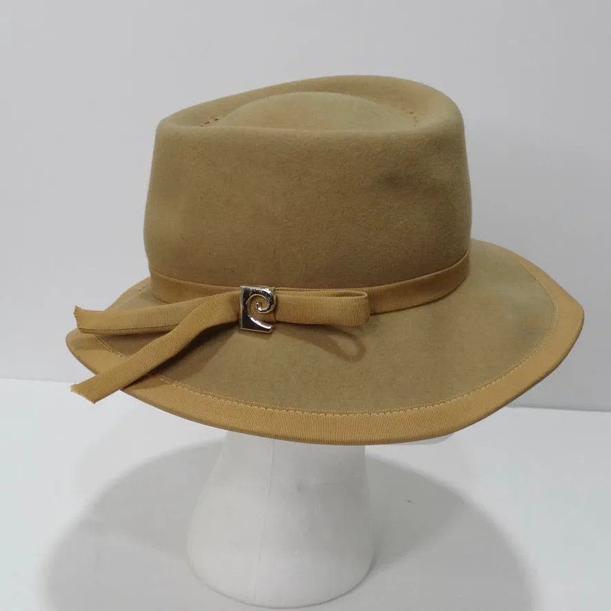 Vintage Beige Pierre Cardin Hardin Hat