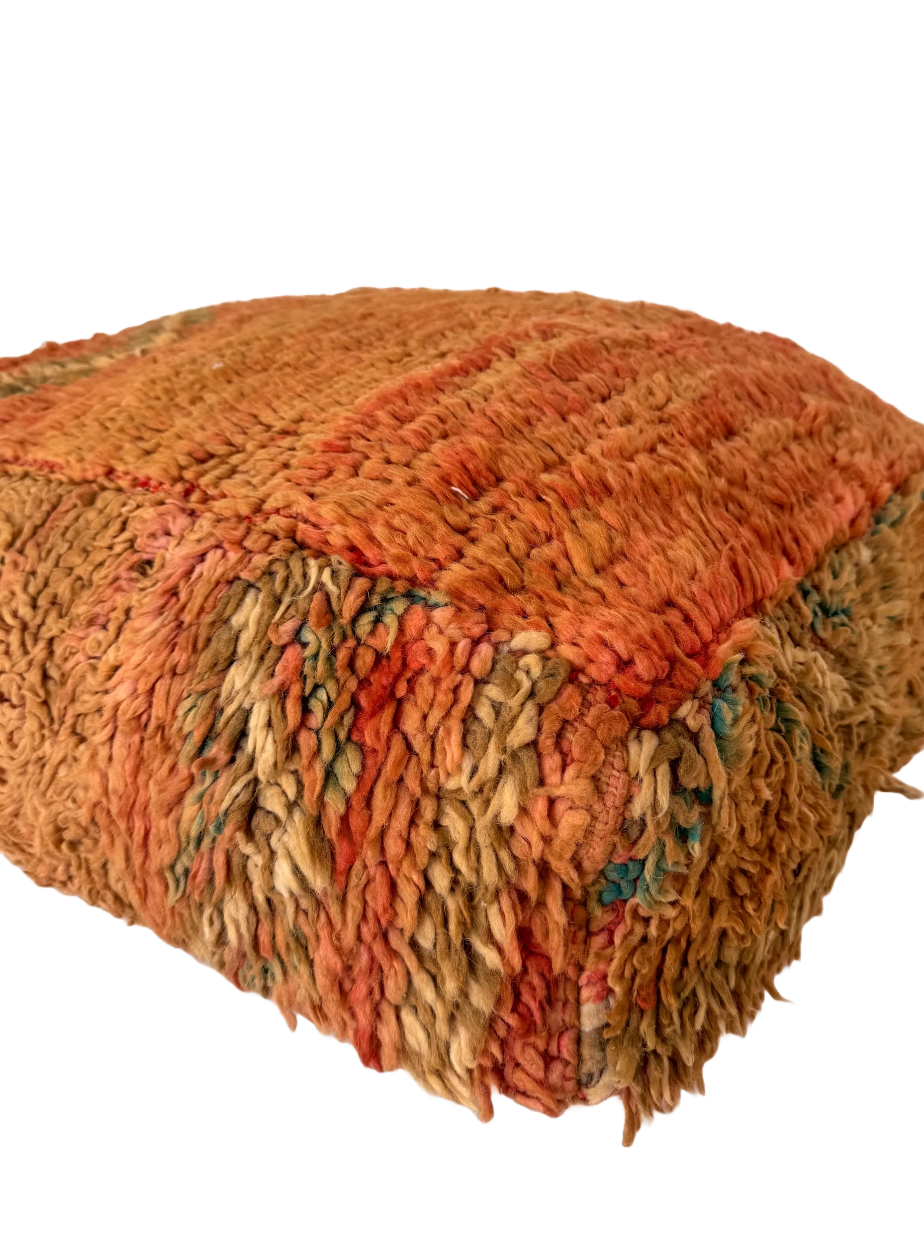 Vintage Beni M'Guild Pouf - Peachy
