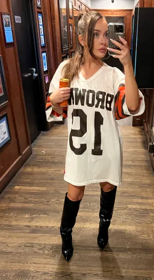 VINTAGE BROWNS JERSEY TEE