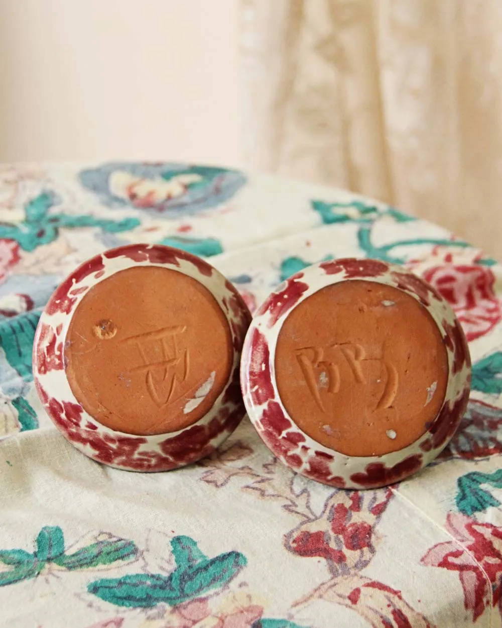 Vintage Cottage Candlestick Holders
