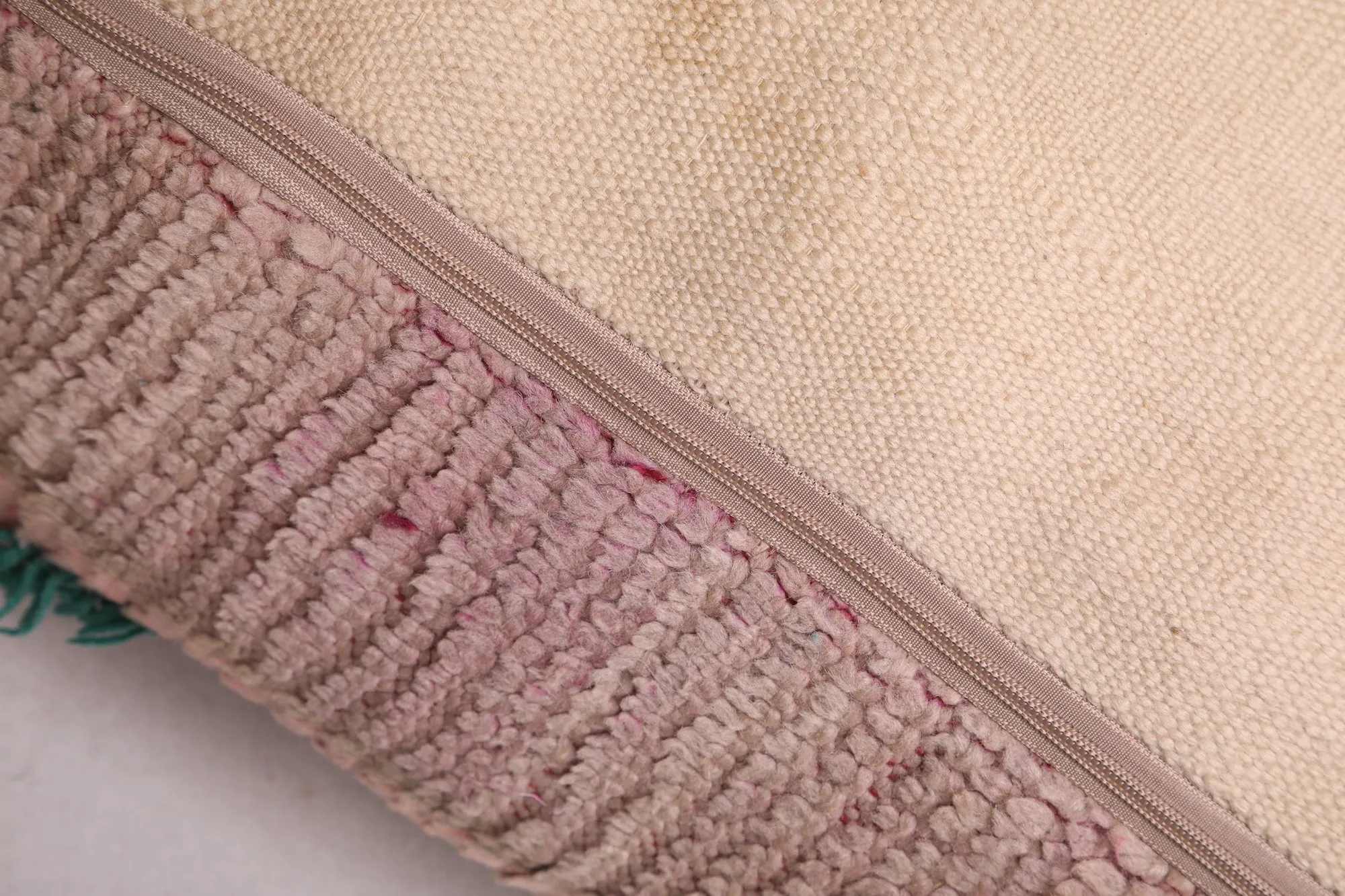 Vintage Handwoven Kilim Pouf Cushion