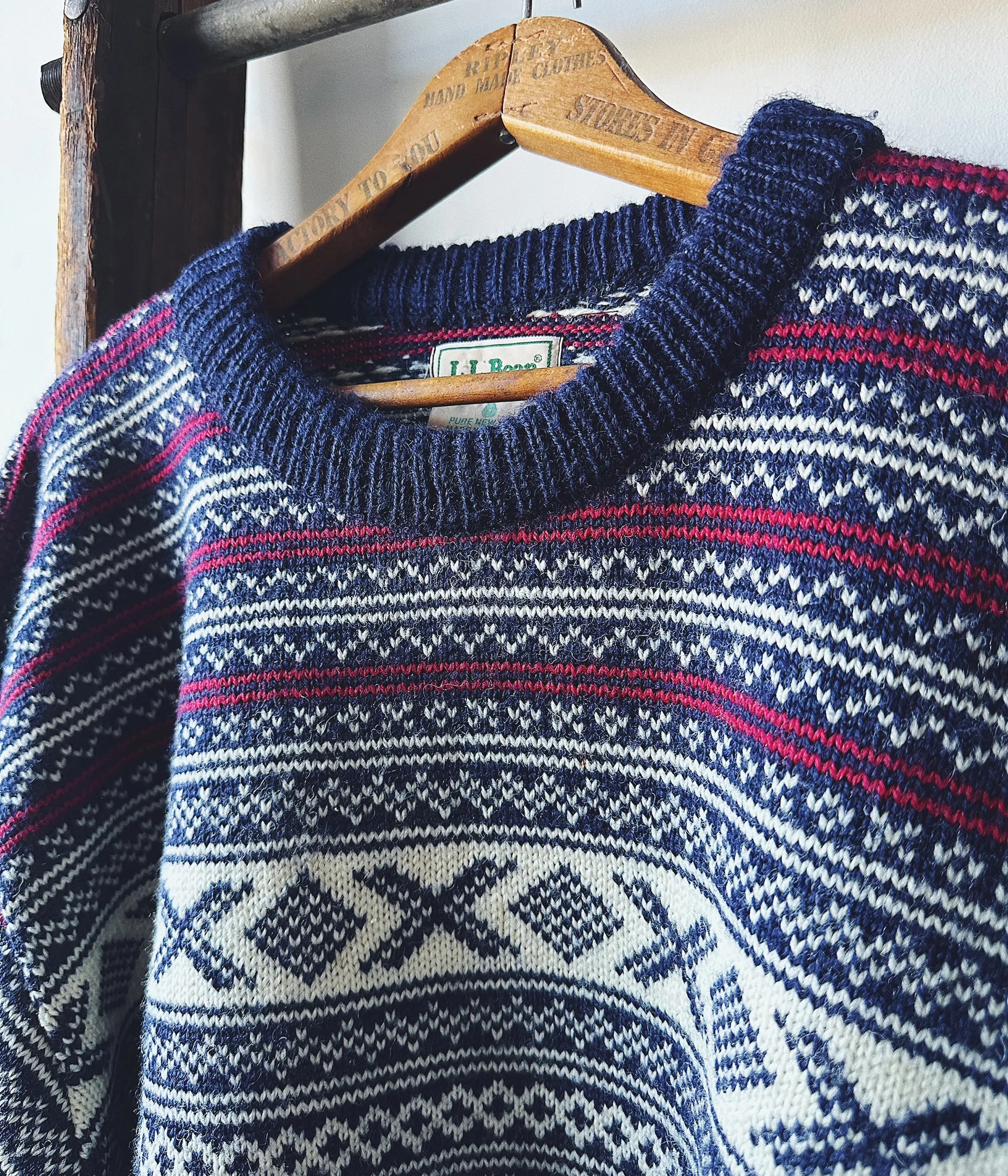 Vintage L.L.Bean Norwegian Sweater – Large