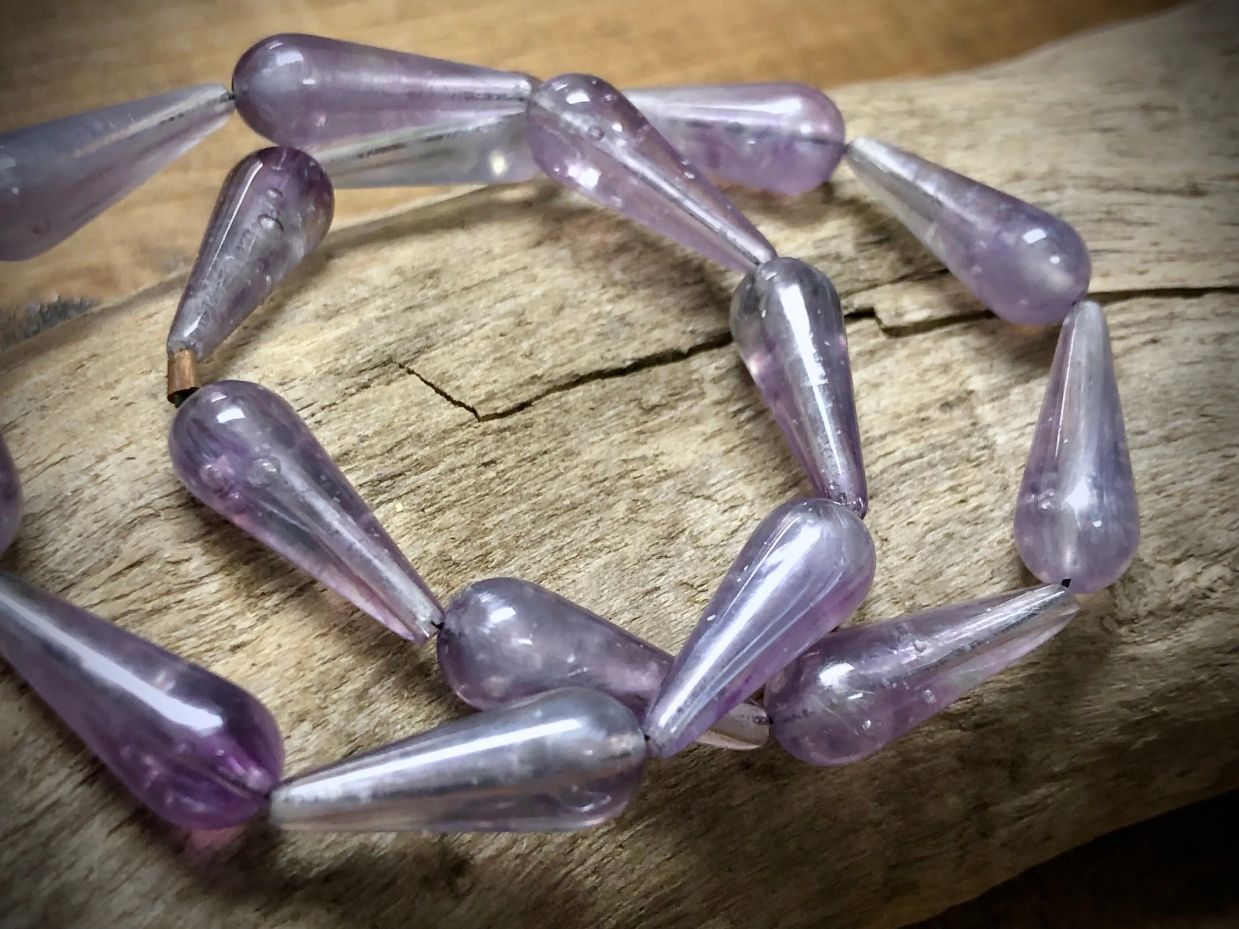 Vintage Plastic Bead Strand