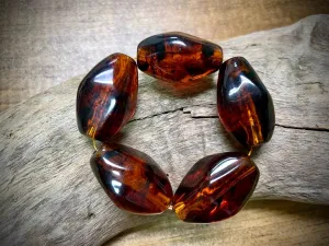 Vintage Plastic Bead Strand