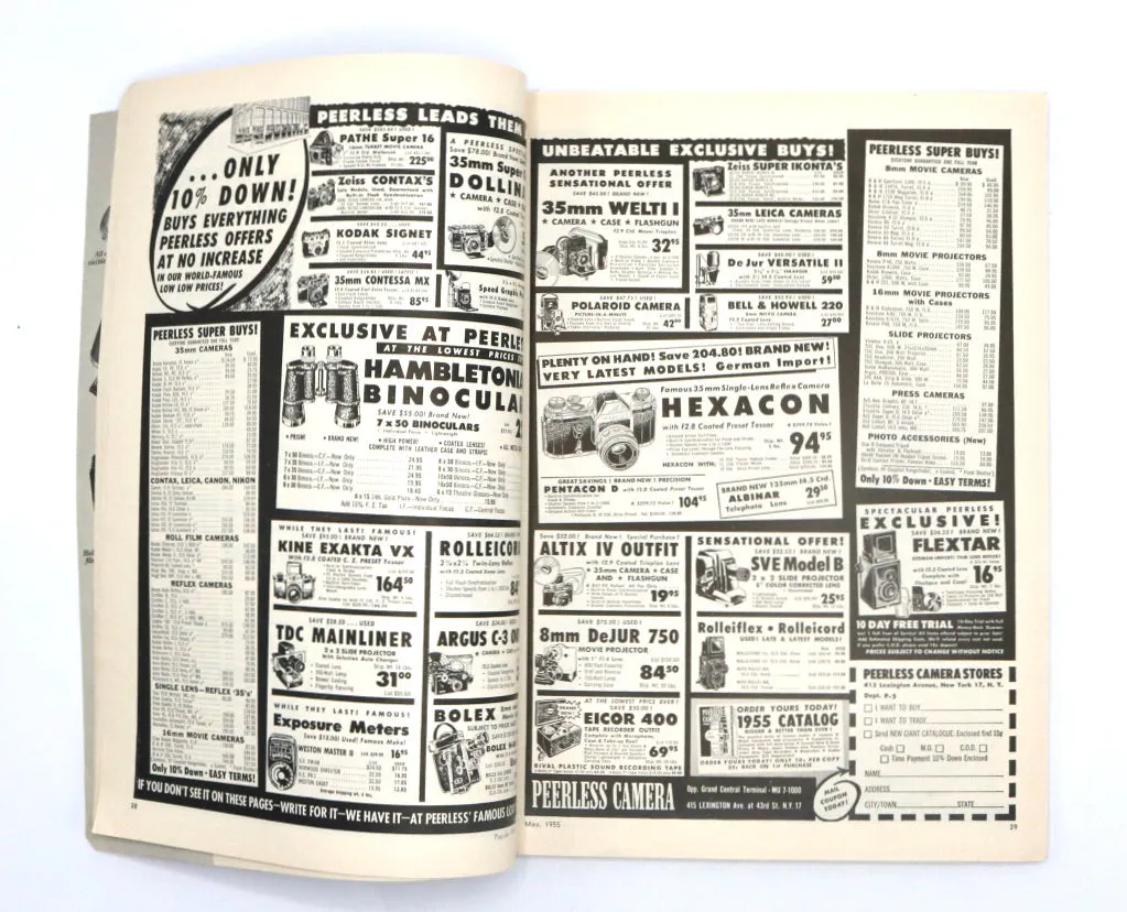 Vintage Popular Photography Magazine
