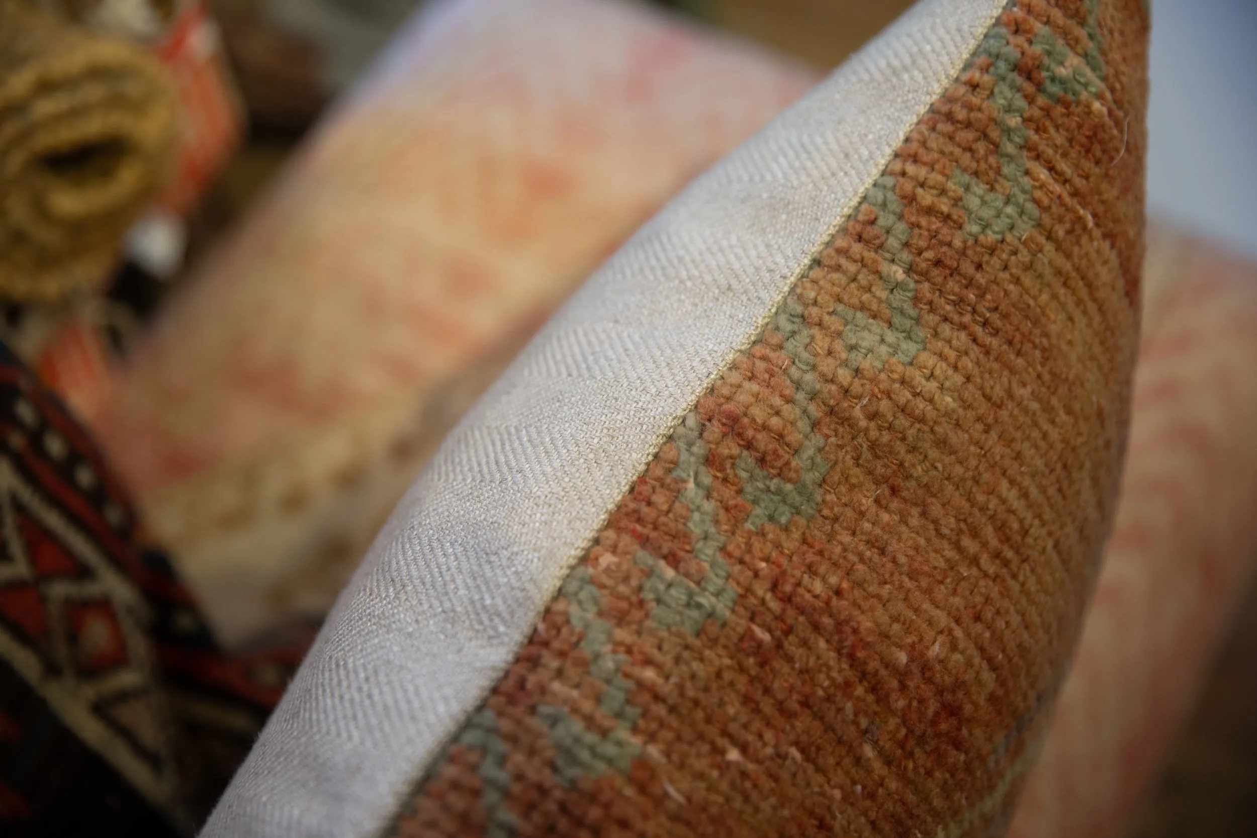 Vintage Rug Fragment Pillow