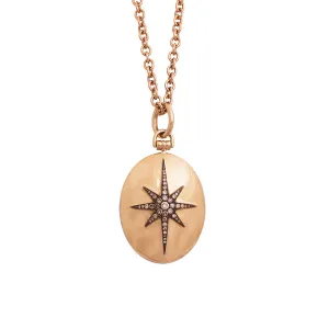Vintage Star Locket Pendant