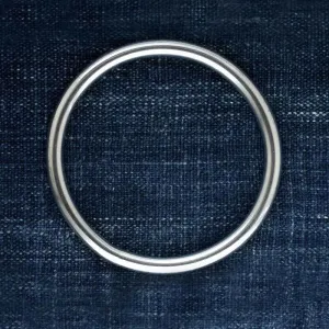 Vintage Sterling Silver Circle Bangle II