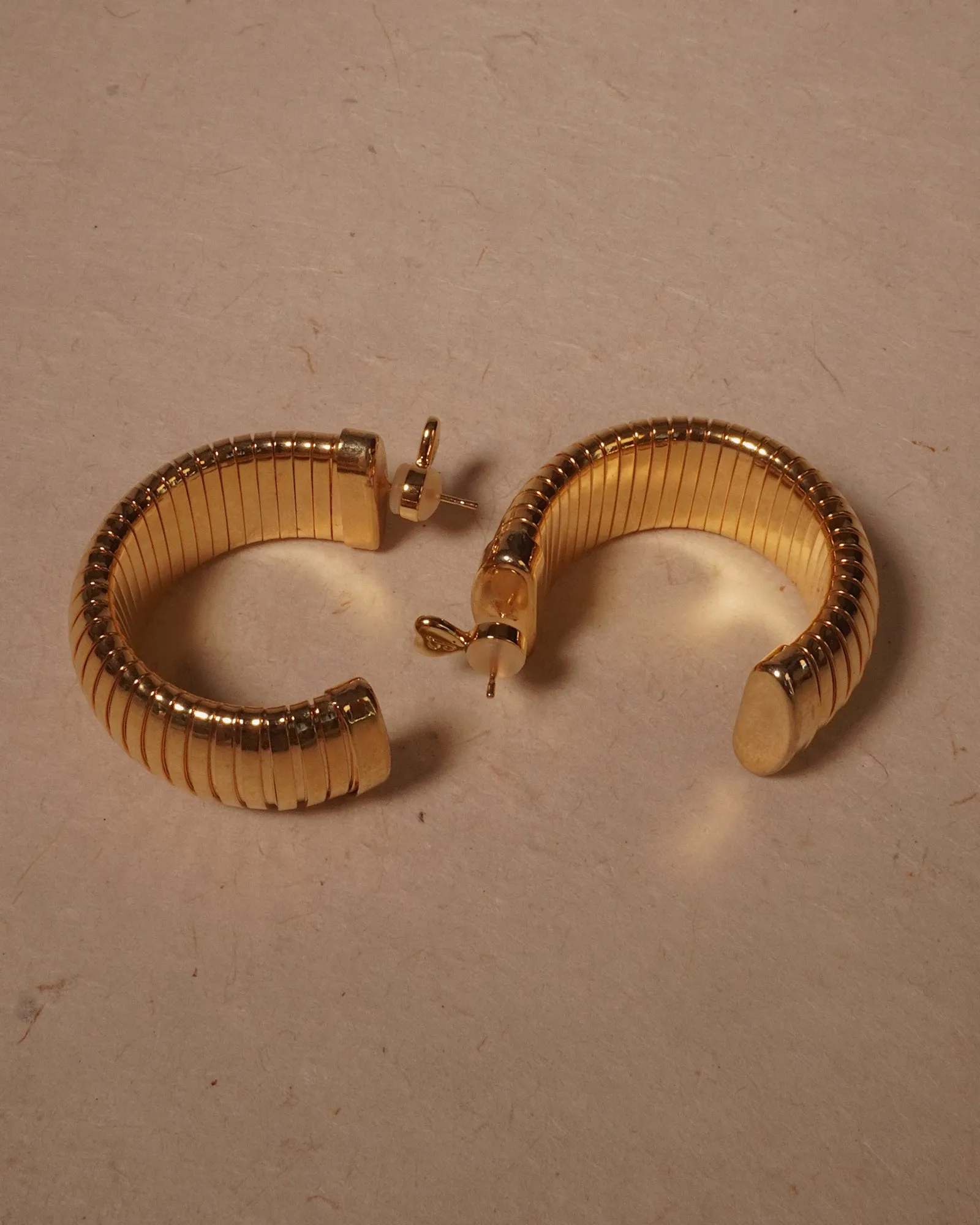 Vintage Tubogas Hoop Earrings