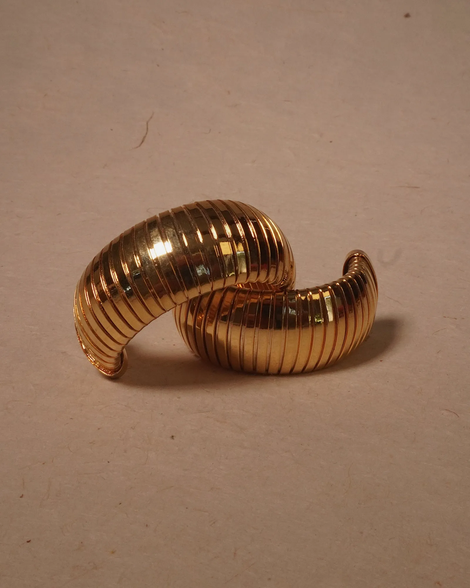 Vintage Tubogas Hoop Earrings