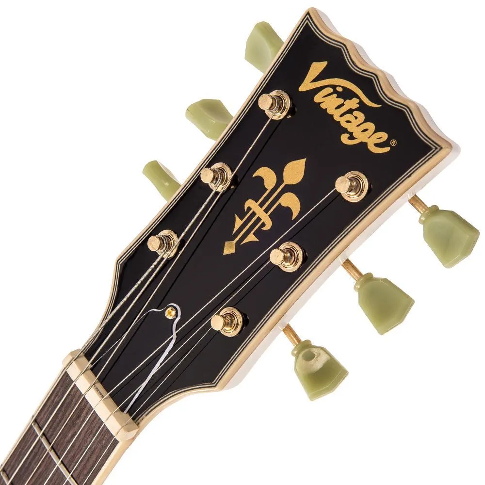 Vintage V1003AW ReIssued Les Paul Arctic White sähkökitara