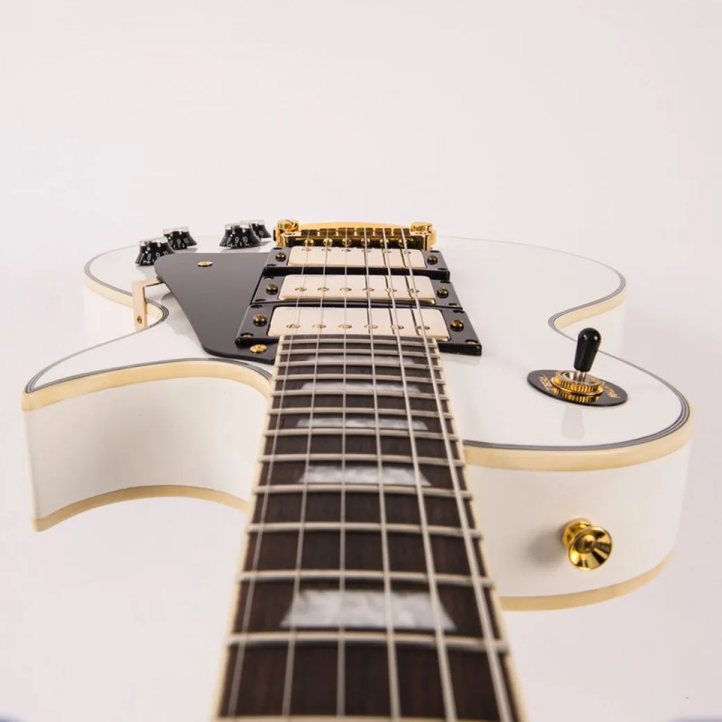 Vintage V1003AW ReIssued Les Paul Arctic White sähkökitara