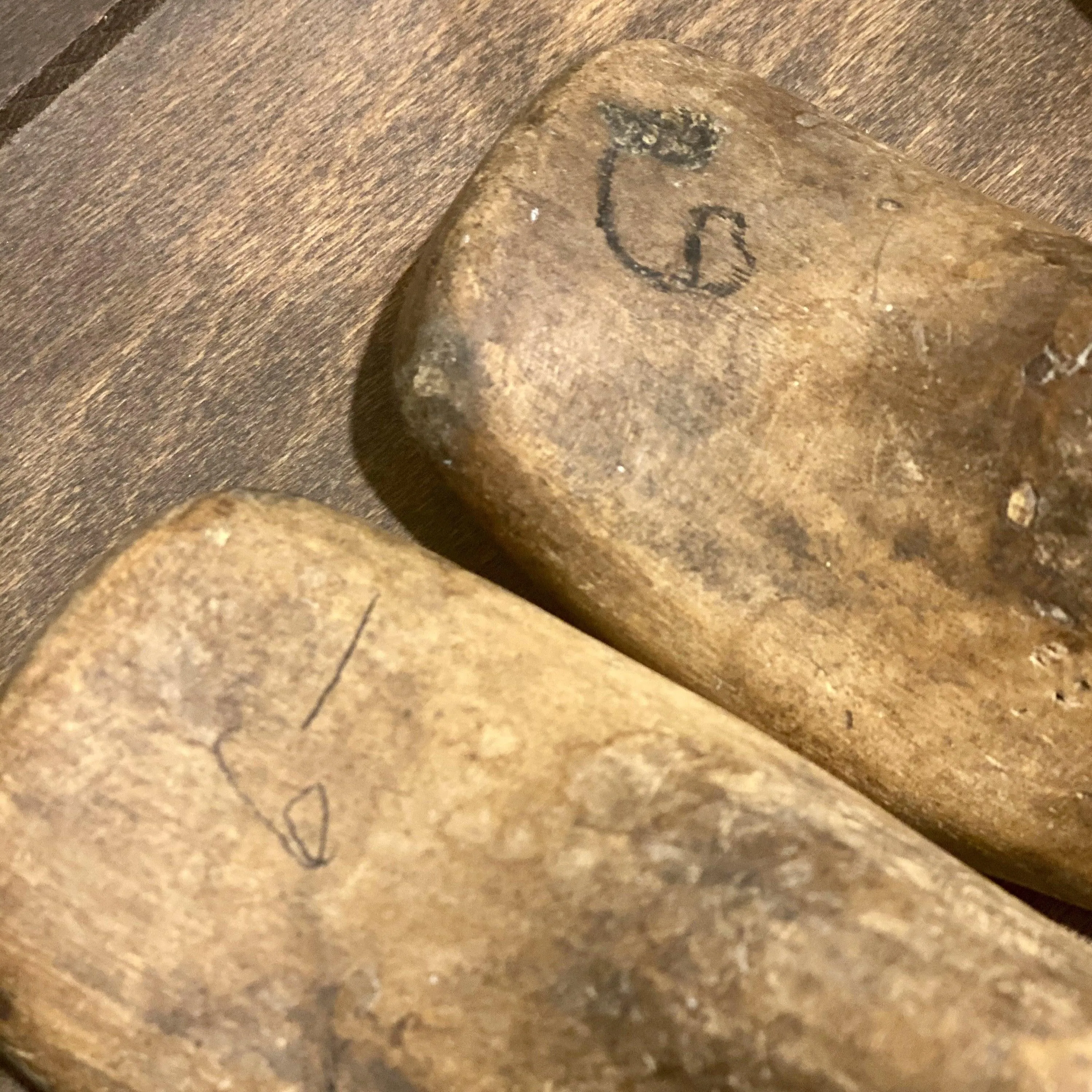 Vintage Wooden Cobbler Shoe Molds - Child