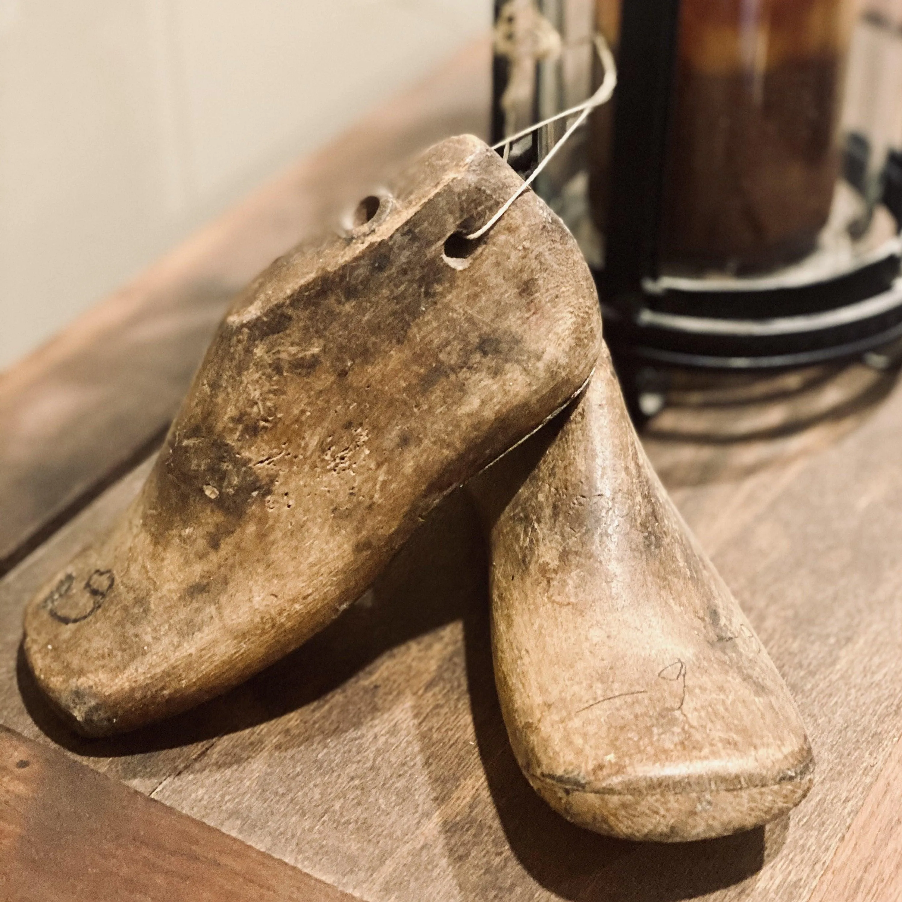 Vintage Wooden Cobbler Shoe Molds - Child