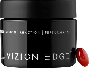 Vizion Edge Eye Vitamins Supplement for Athletes (30 Softgels, 1 Month Supply) Formula with Lutein, Zeaxanthin, and Meso-Zeaxanthin | Improve Visual Performance and Reaction Times for Sports