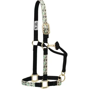 Weaver Large Adjustable Patterned Nylon Horse Halter (Multiple Pattern Options)