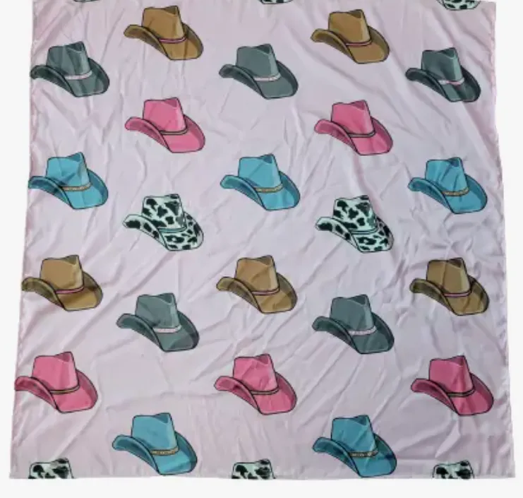 WILDRAG8 Pink Cowboy Hat Wild Rags
