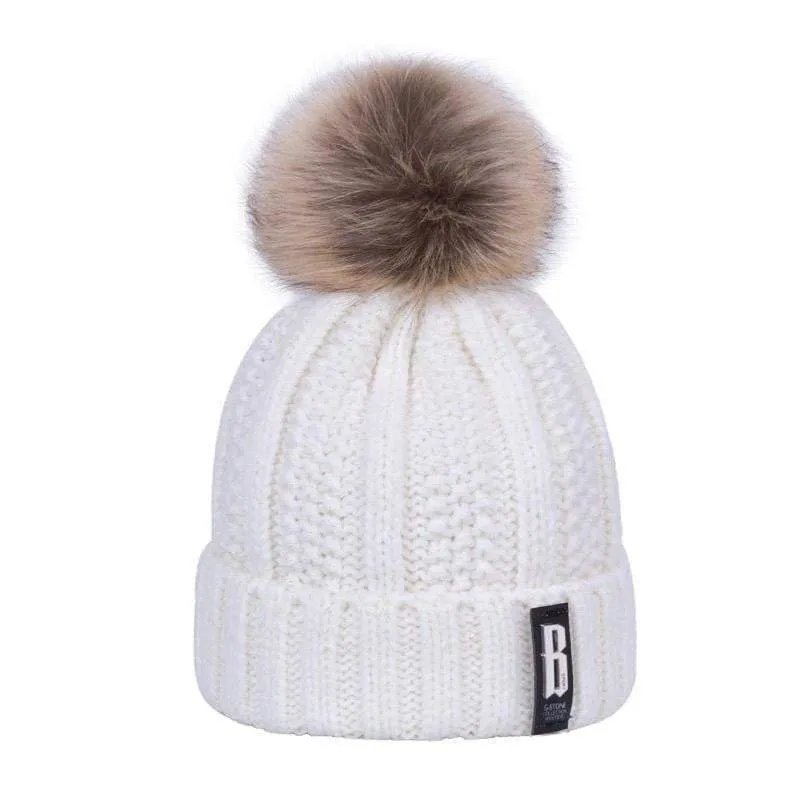 Winter Fashion Cotton Knitted Beanies Caps